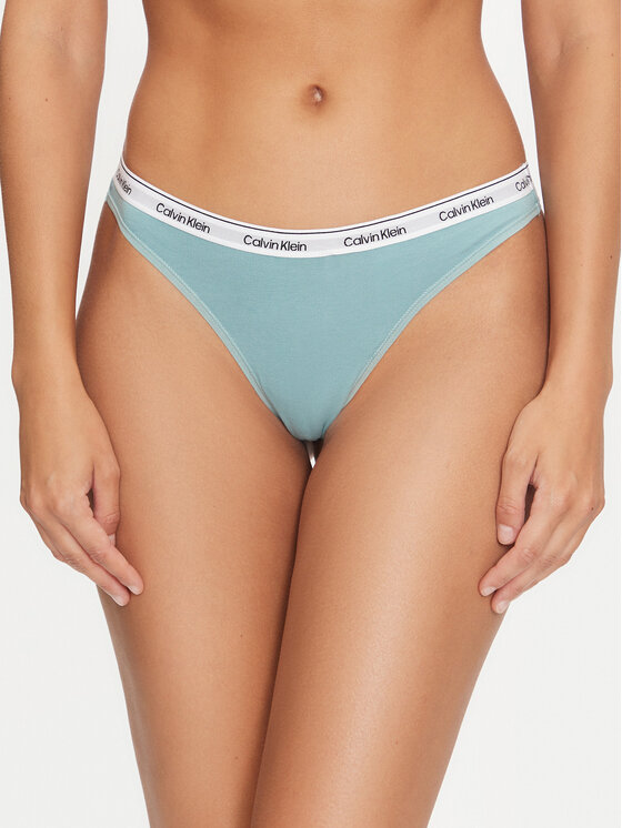 Calvin Klein Underwear 3 stringu pāru komplekts Thong 3Pk 000QD5209E Daudzkrāsains