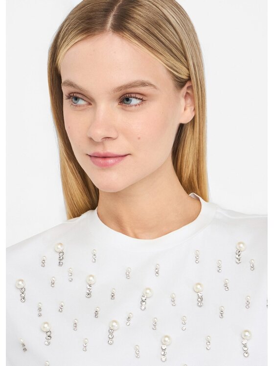 Liu Jo Liu Jo T-shirt CF5072JS08811111 Bianco Regular Fit