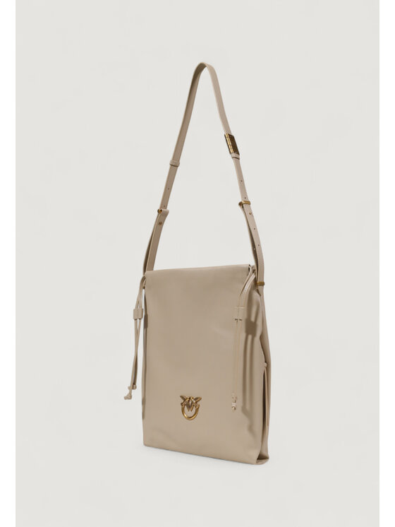 PINKO PINKO Torba SLOUCHY CLASSIC BAG VITELLO Beżowy