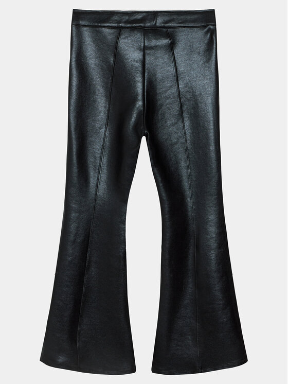 Calvin Klein Jeans Calvin Klein Jeans Παντελόνι υφασμάτινο Spacer IG0IG02293 Μαύρο Flare Fit
