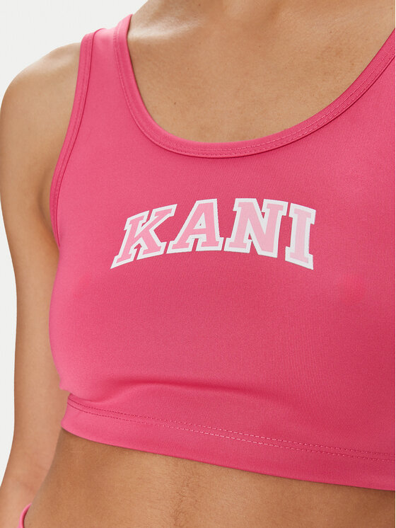 Karl Kani Karl Kani Top grudnjak Small Serif 6131305 Ružičasta Slim Fit