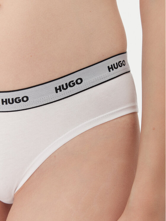 HUGO HUGO 3 db klasszikus alsó Triplet Pack Briefs 50545694 Fehér