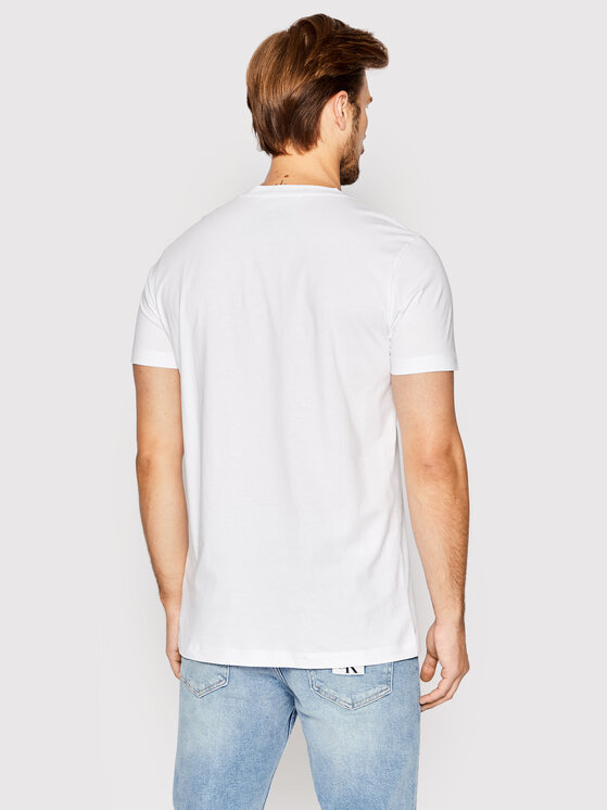Calvin Klein Jeans Calvin Klein Jeans Marškinėliai J30J320935 Balta Slim Fit