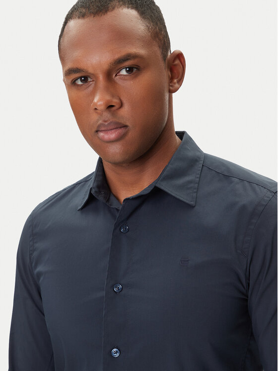 G-Star Raw G-Star Raw Košulja Uniform D25176-D321 Tamnoplava Slim Fit