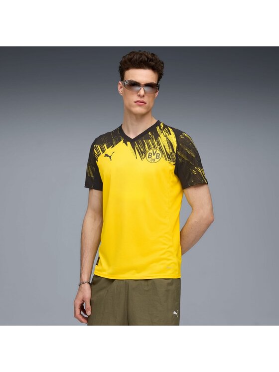 Puma Puma T-Shirt 780088 Żółty Regular Fit