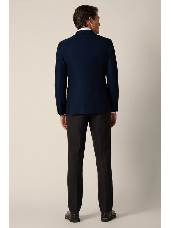 Lancerto Lancerto Marynarka Morges MA131225000025 Granatowy Slim Fit