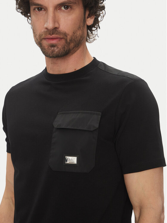 KARL LAGERFELD KARL LAGERFELD Majica 755037 552221 Črna Regular Fit