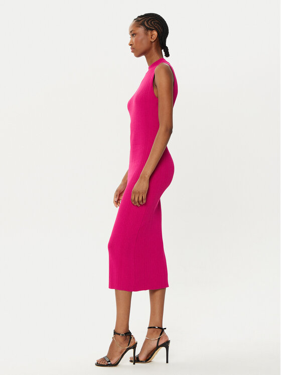MICHAEL Michael Kors MICHAEL Michael Kors Rochie tricotată MR582UN33D Roz Slim Fit