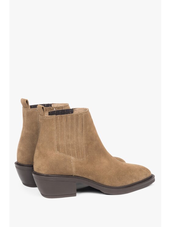 Estro Estro Kovbojské topánky ER00117944 Hnedá