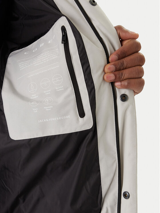 Jack & Jones Jack & Jones Зимно яке Fusion 12288983 Сив Relaxed Fit