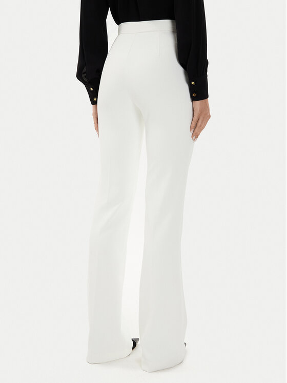 Elisabetta Franchi Elisabetta Franchi Pantaloni di tessuto PA-030-46E2-V250 Bianco Regular Fit