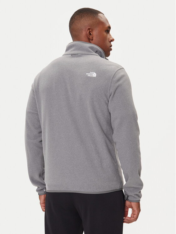 The North Face The North Face Fleecová mikina Glacier NF0A8D0R Sivá Regular Fit