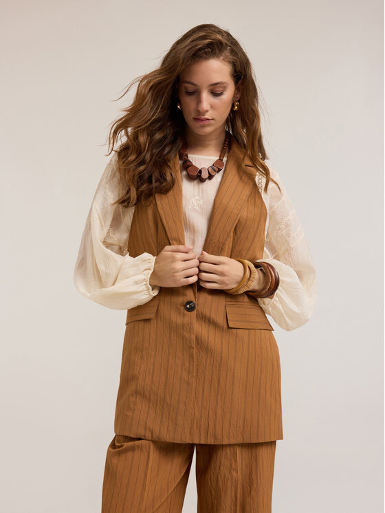 Motivi Motivi Cappotto L000W000035N0S2 Marrone Regular Fit