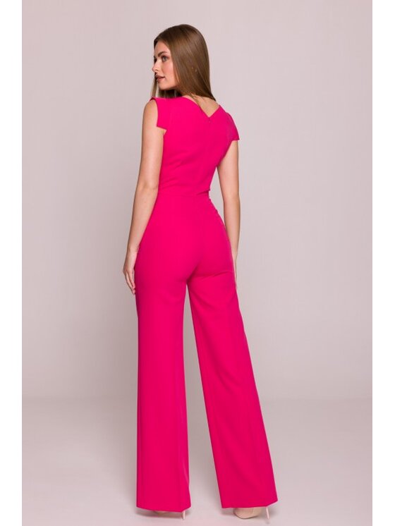 Stylove Stylove Kombinezon S407 Różowy A-Line Fit