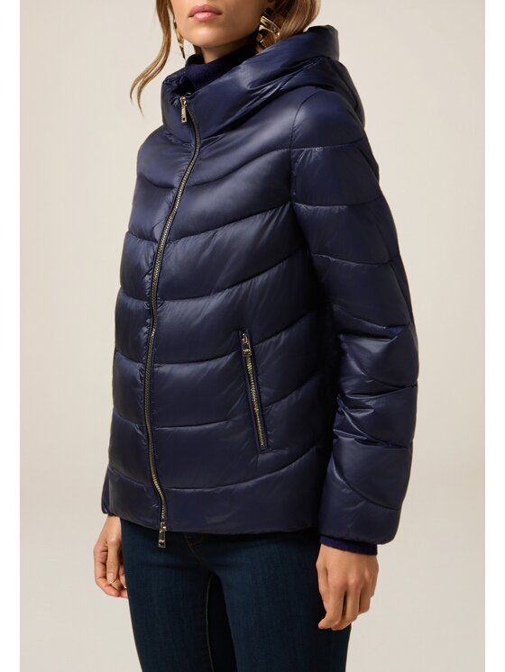 Oltre Oltre Kurtka puchowa F617R001433N034 Niebieski Baggy Fit