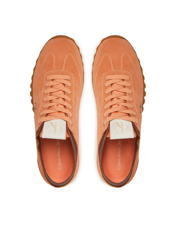 Calvin Klein Jeans Calvin Klein Jeans Tenisice Low Profile Runner Mg Sue YW0YW01898 Narančasta