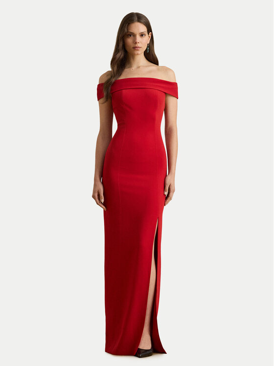 LAUREN RALPH LAUREN LAUREN RALPH LAUREN Rochie de seară 253982109004 Roșu Slim Fit