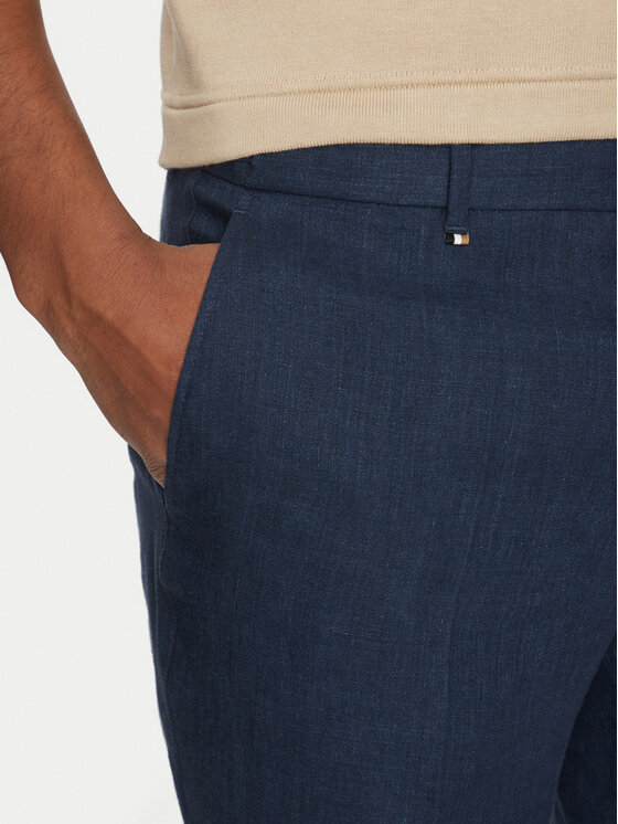 BOSS BOSS Pantaloni di tessuto C-Genius 50540518 Blu scuro Slim Fit