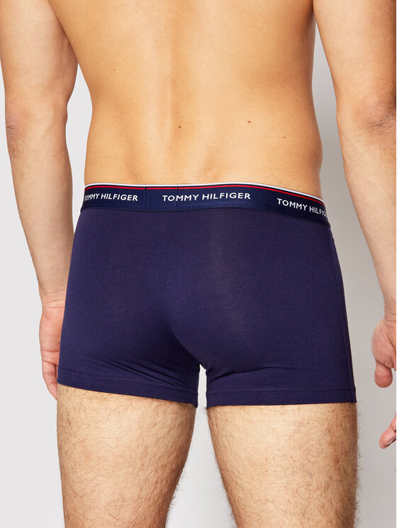 Tommy Hilfiger Tommy Hilfiger Set od 3 para bokserica 3P Trunk 1U87903842 Tamnoplava