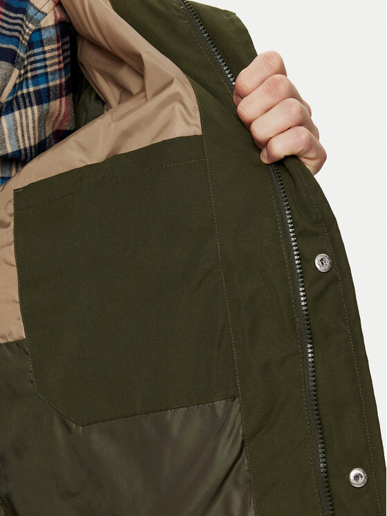 Jack & Jones Jack & Jones Kurtka zimowa Carl 12256901 Zielony Straight Fit