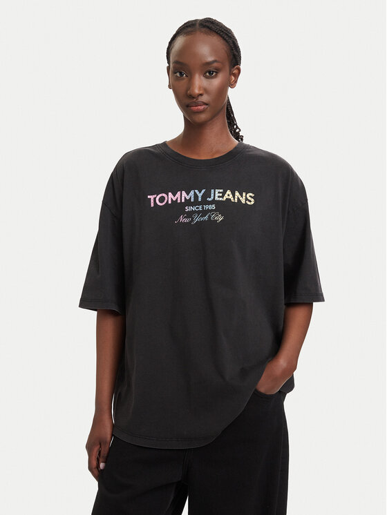 Tommy Jeans Tommy Jeans T-shirt DW0DW22803 Nero Oversize