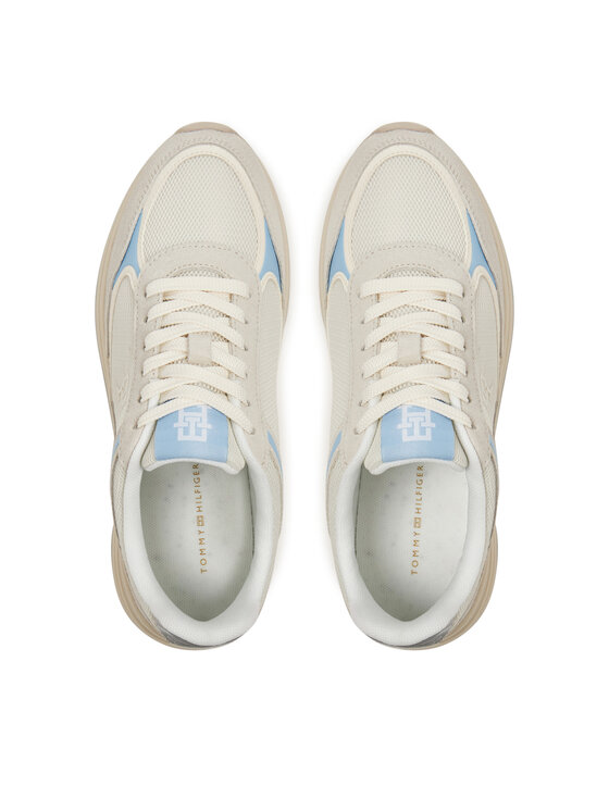 Tommy Hilfiger Tommy Hilfiger Sneakersy Casual Fashion Runner Mix FW0FW08324 Barevná