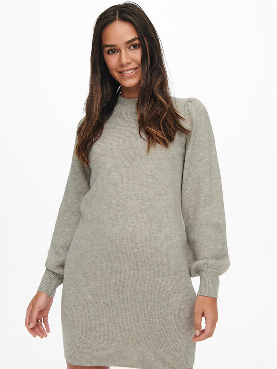 JDY JDY Džemper haljina 15238237 Siva Loose Fit