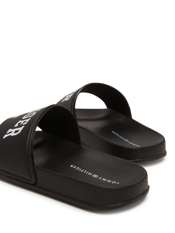 Tommy Hilfiger Tommy Hilfiger Šľapky T3X0-33916-1172 Čierna