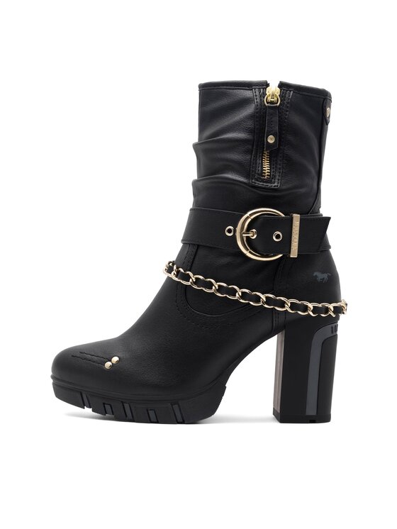 Mustang Mustang Škornji 1363-505 Črna