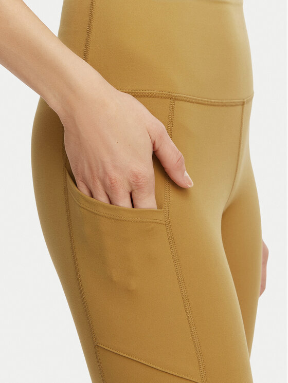 Roxy Roxy Legingi Heart Into It Ankle ERJNP03690 Zaļš Slim Fit