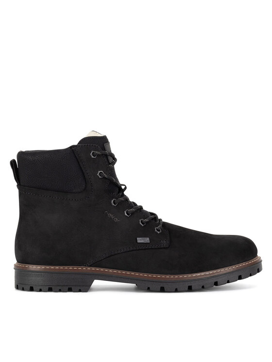 Rieker Rieker Schnürschuhe F3606-00 Schwarz