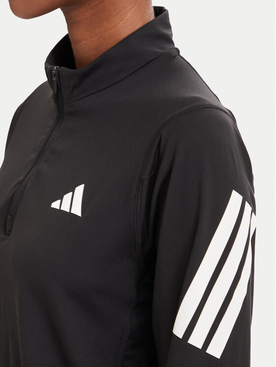 adidas adidas Techninis džemperis Iconic Running JZ5149 Juoda Regular Fit