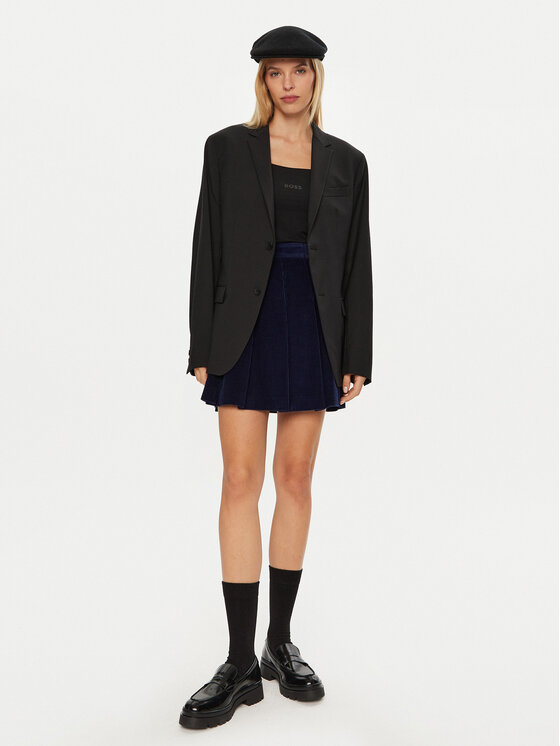 Weekend Max Mara Weekend Max Mara Spódnica mini Zucca 2425106042 Granatowy Regular Fit