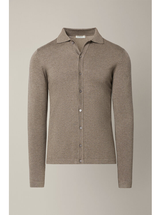 Lancerto Lancerto Polo Patrizio SW073126000003 Beżowy Regular Fit