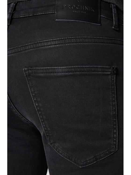 Próchnik Próchnik Jeansy PM7 SP113223000001 Czarny Slim Fit