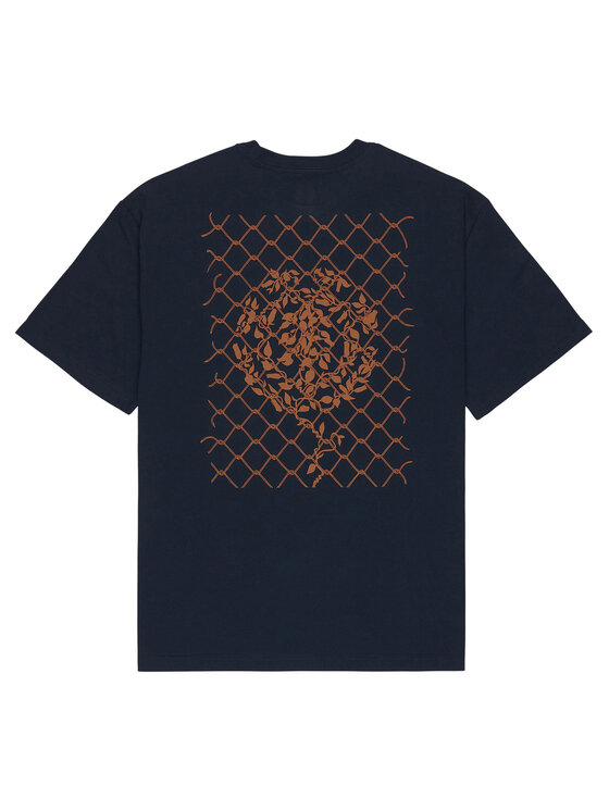 Element Element T-Shirt Anyways ELYZT00568 Granatowy Relaxed Fit