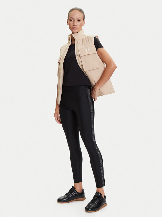 Liu Jo Sport Liu Jo Sport Legginsy TF5119 J7912 Czarny Regular Fit
