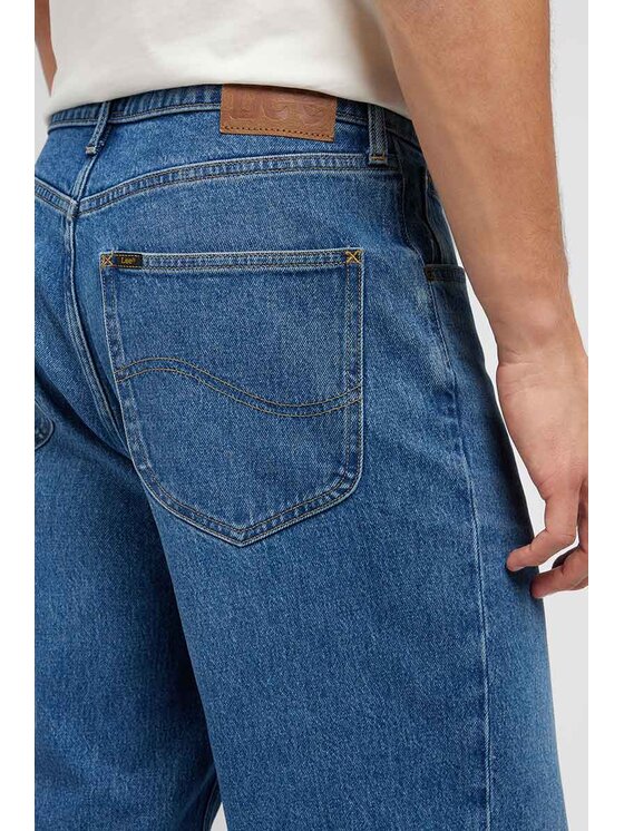Lee Lee Jeansy ASHER Niebieski Loose Fit