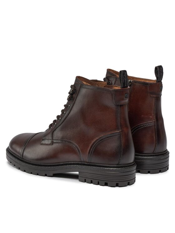 Pepe Jeans Pepe Jeans Šnurovacia obuv PMS50237 Hnedá
