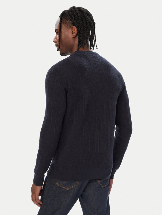 Guess Guess Pullover M6BR23 Z1373 Dunkelblau Regular Fit