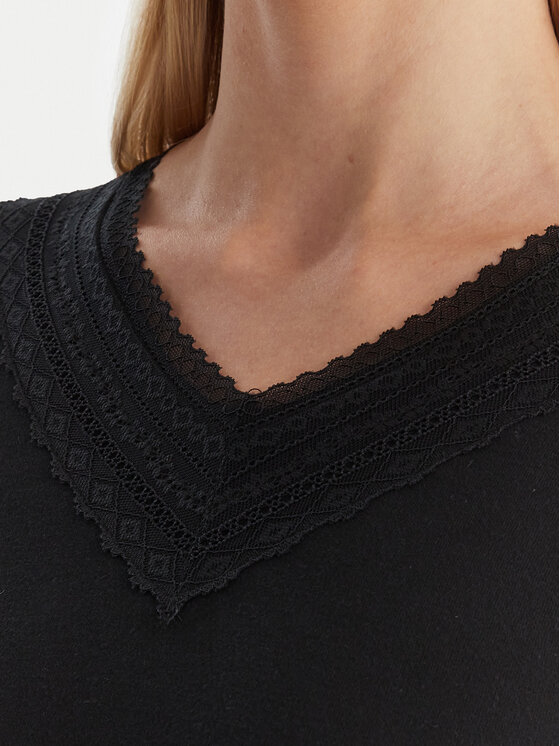 Ysabel Mora Ysabel Mora Termoaktív felső 70009 Fekete Slim Fit