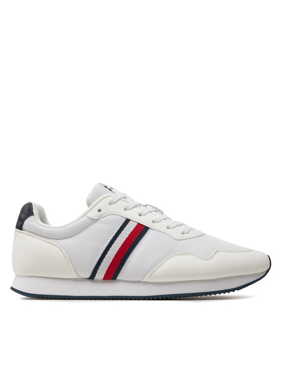 Tommy Hilfiger Tenisice Lo Runner Mix FM0FM04958 Bijela