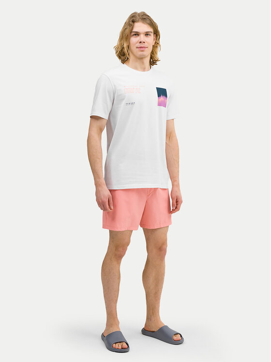 4F 4F Pantaloni scurți pentru înot 4FWSS24UBDSM088 Portocaliu Regular Fit