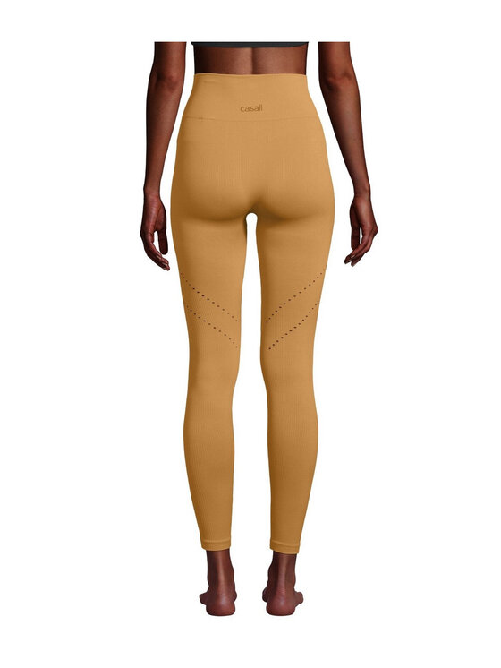 Casall Casall Legginsy Seamless Femme High Waist Tights Brązowy Slim Fit
