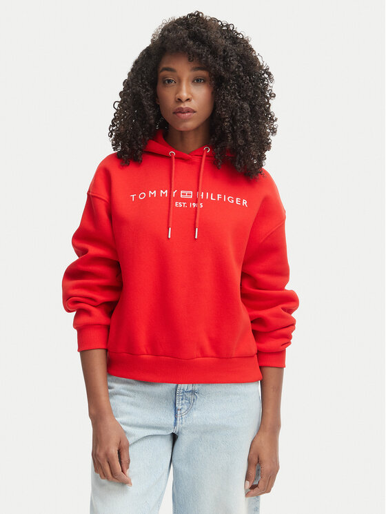 Tommy Hilfiger Hanorac WW0WW47832 Roșu Regular Fit