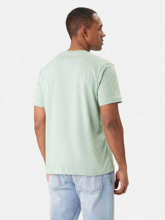 Guess Jeans Guess Jeans Póló M6GIB7 K8HM0 Zöld Regular Fit