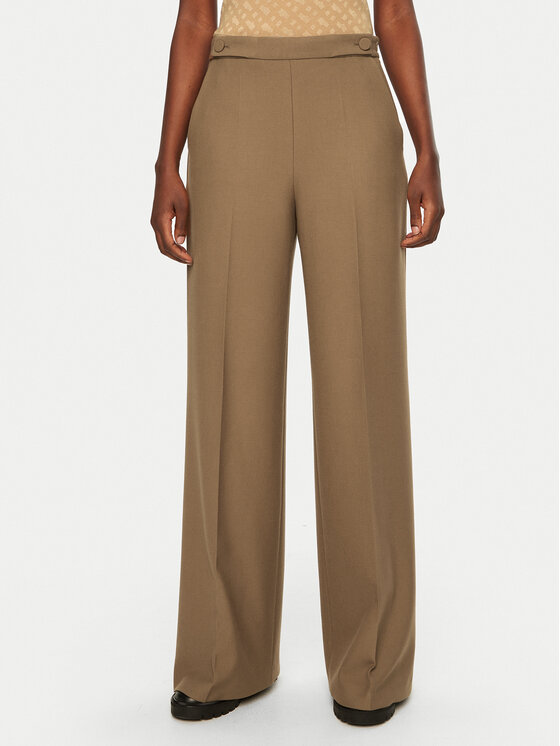 BOSS Pantaloni palazzo Tupita 50531846 Marrone Wide Leg, taglia : 40