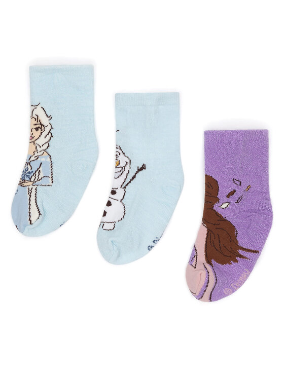 Frozen Frozen Довгі шкарпетки ACCCS-AW24-234DFR (3-pack) Фіолетовий