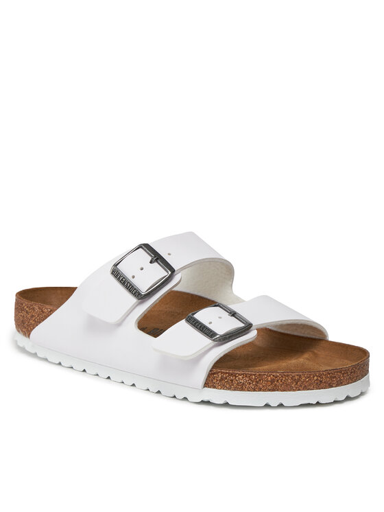 Birkenstock Birkenstock Παντόφλες Arizona Birko-Flor 552681 Λευκό