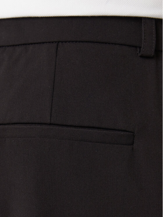 Versace Jeans Couture Versace Jeans Couture Auduma bikses 80GAA128 N0702 Melns Slim Fit